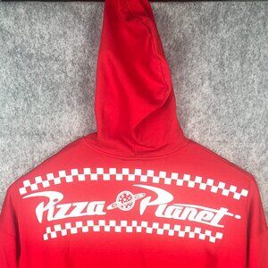 Disney Spirit Jersey Hoodie 2XL Red Full Zip Pizza Planet Sweatshirt Toy Story